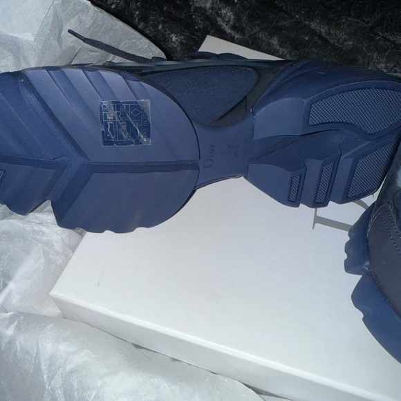 Dior Men's Deep Blue Sneakers - Picture 1 of 4